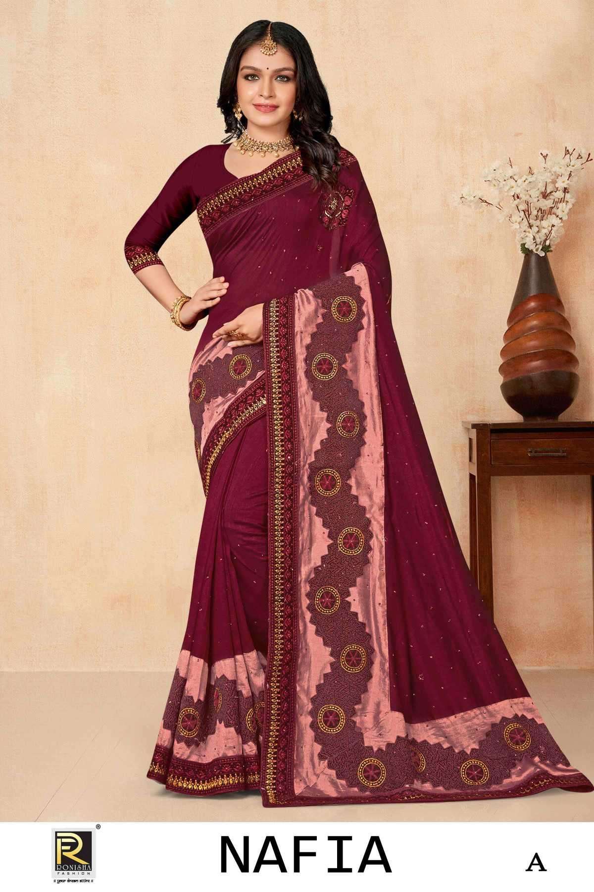 ranjna saree nafia fancy fabrics saree