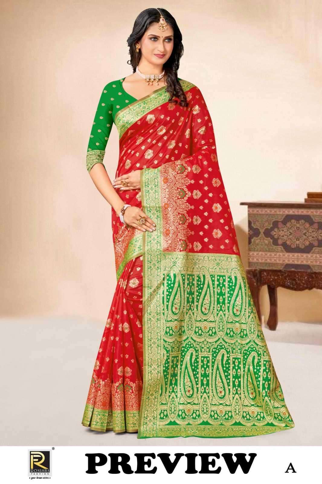 ranjna saree preview banarasi silk saree