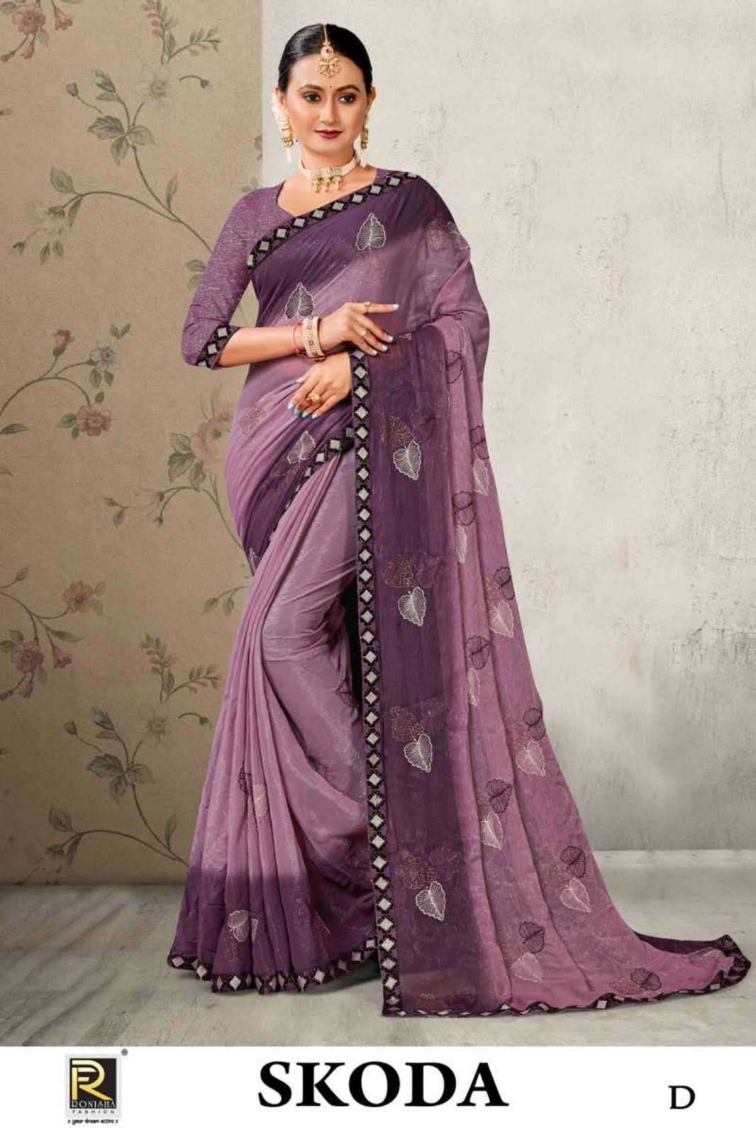 ranjna saree skoda fancy fabrics saree