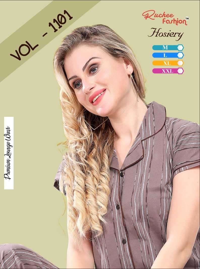 ruchee fashion vol 1101 Heavy Shinkar Hosiery night suits