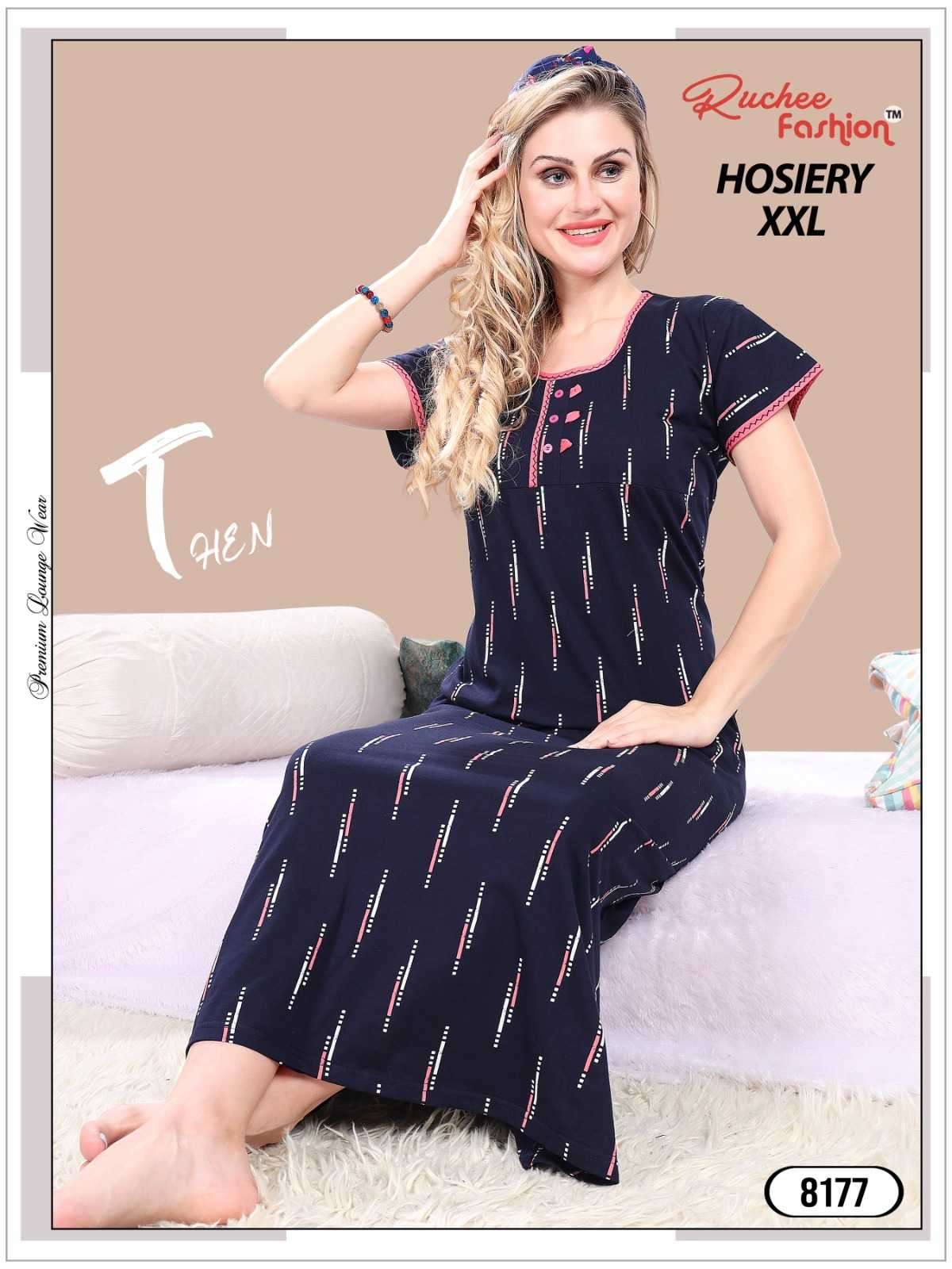 ruchee fashion vol 2001 shinker hosiery nighty gown