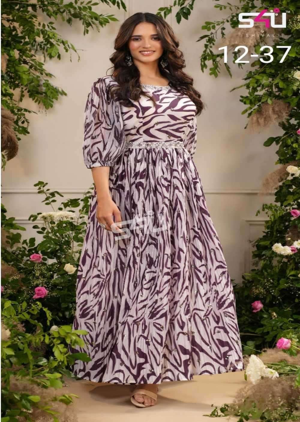 s4u pr 12-37 fullstitch western wear long top combo set