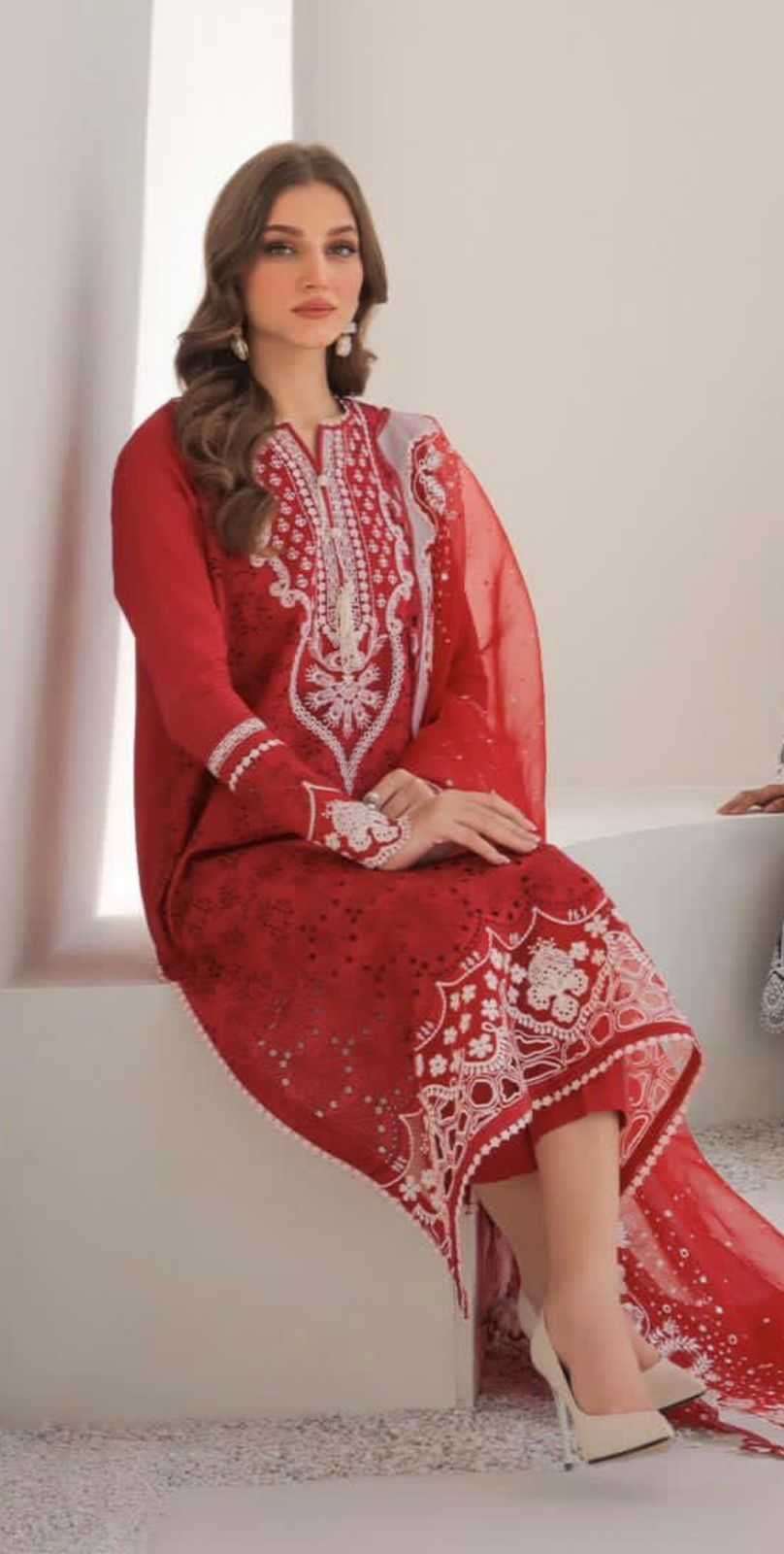 saniya trendz baroque vol 1002 cotton suit 