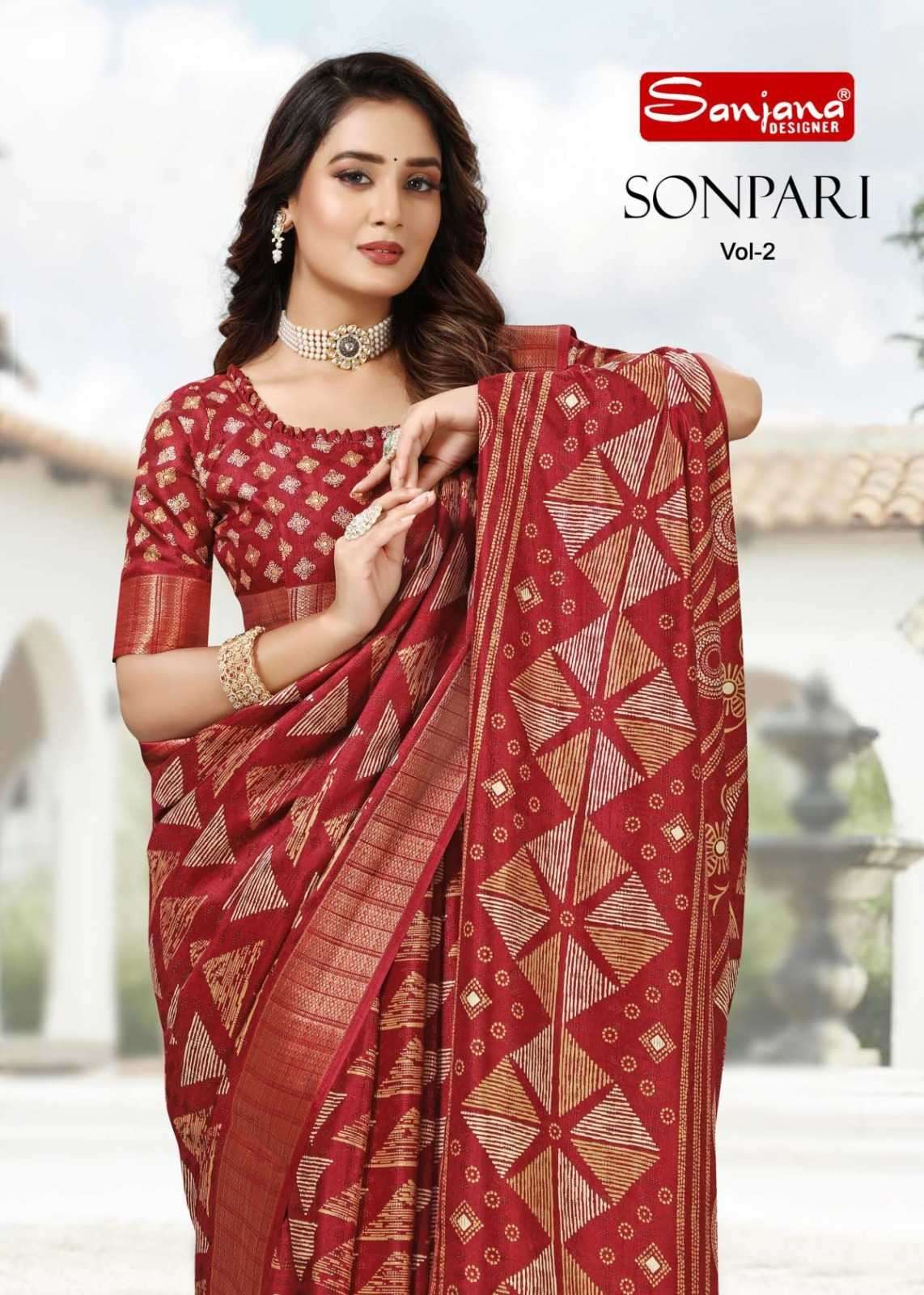 sanjana sonpari vol 2 series 107-112 fancy saree