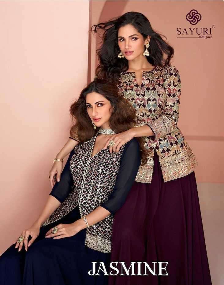 sayuri designer jasmine series 5373-5376 real georgette gown