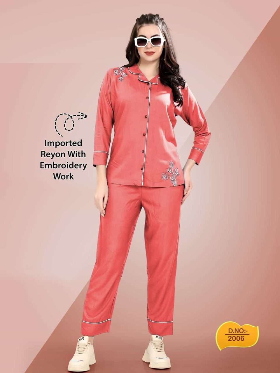 sleepwell vol 21 designer imported night suits
