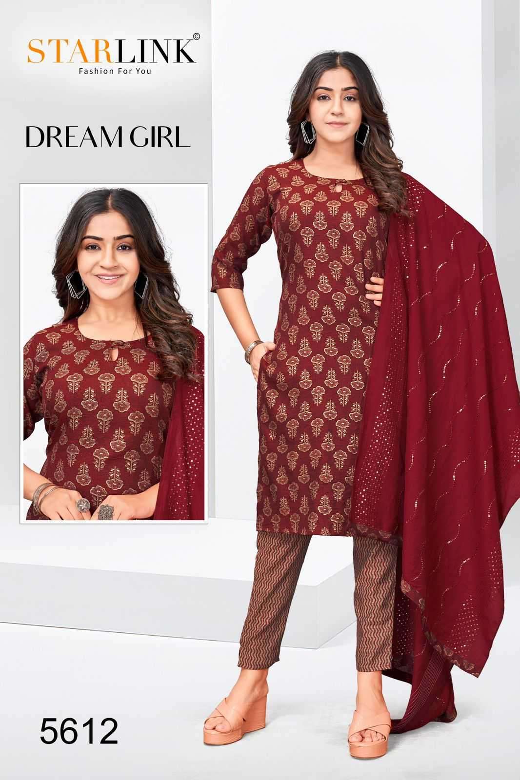 starlink dream girl series 5601-5630 capsule foil print suit 
