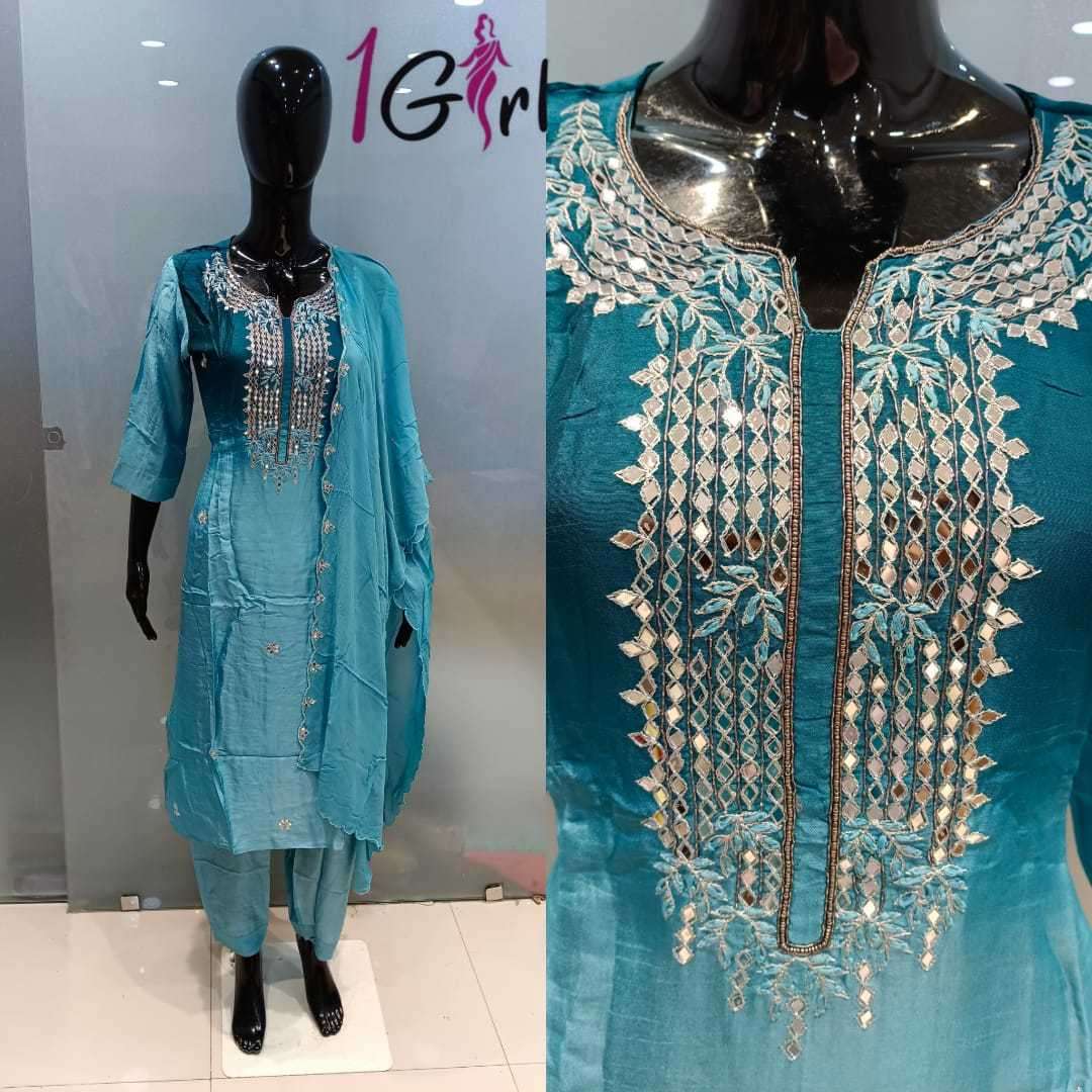 stree lifestyle 14011 color dola silk suit 