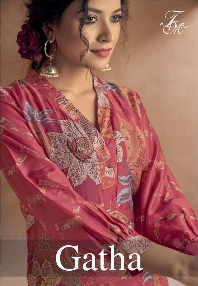 t&M designer gatha 04 muslin digital print suit 
