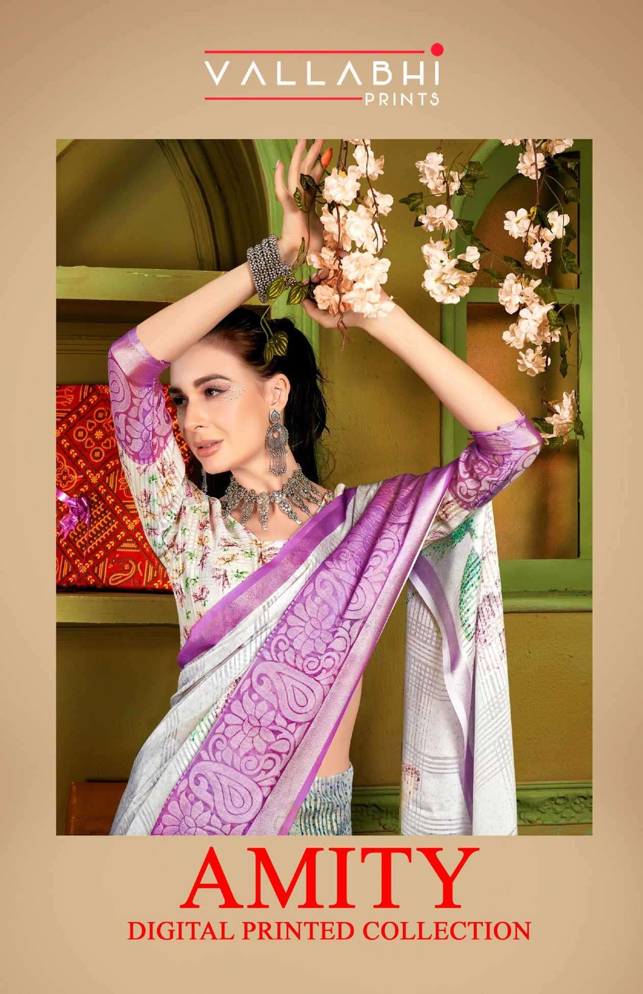 vallabhi prints amity series 25761-25766 fancy saree