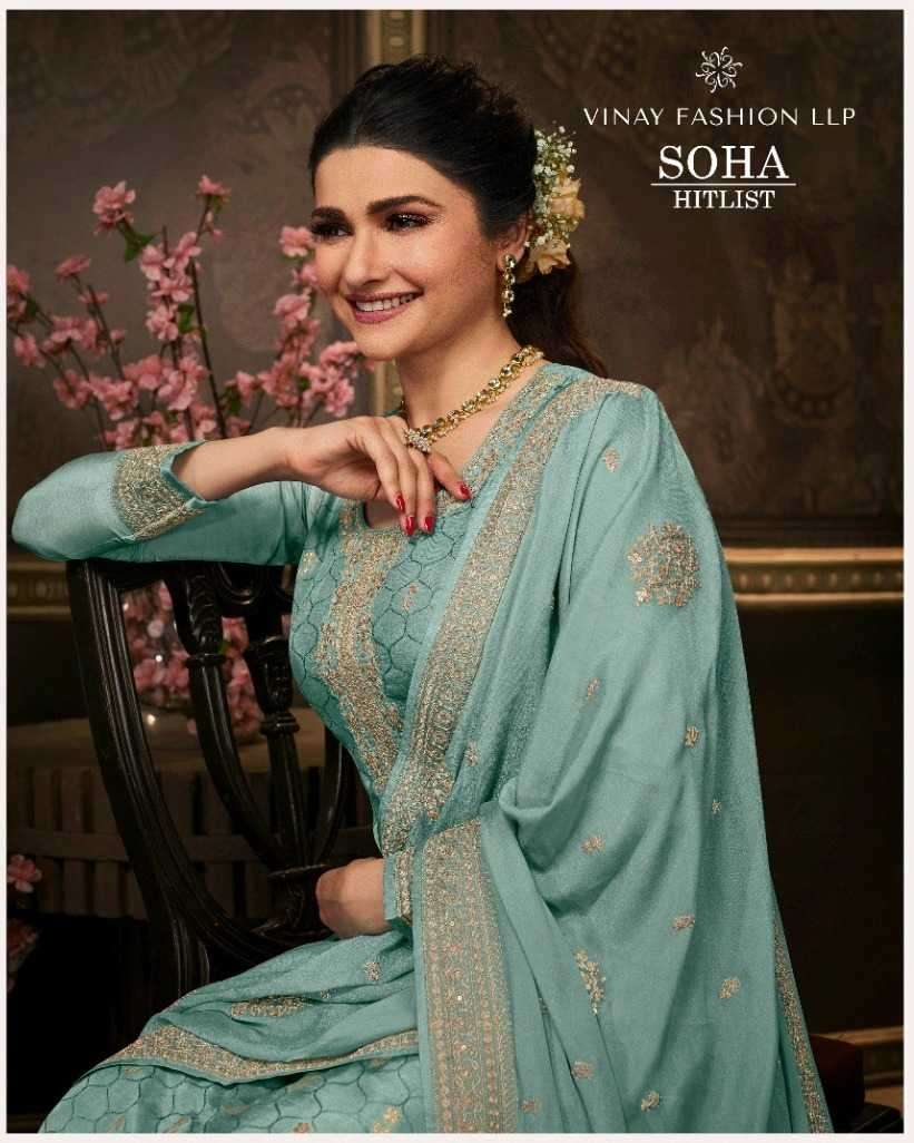 vinay fashion kaseesh soha hitlist 3 dola jacquard suit 