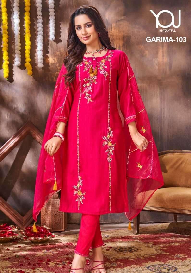 wanna you garima series 102-104 fancy suit 
