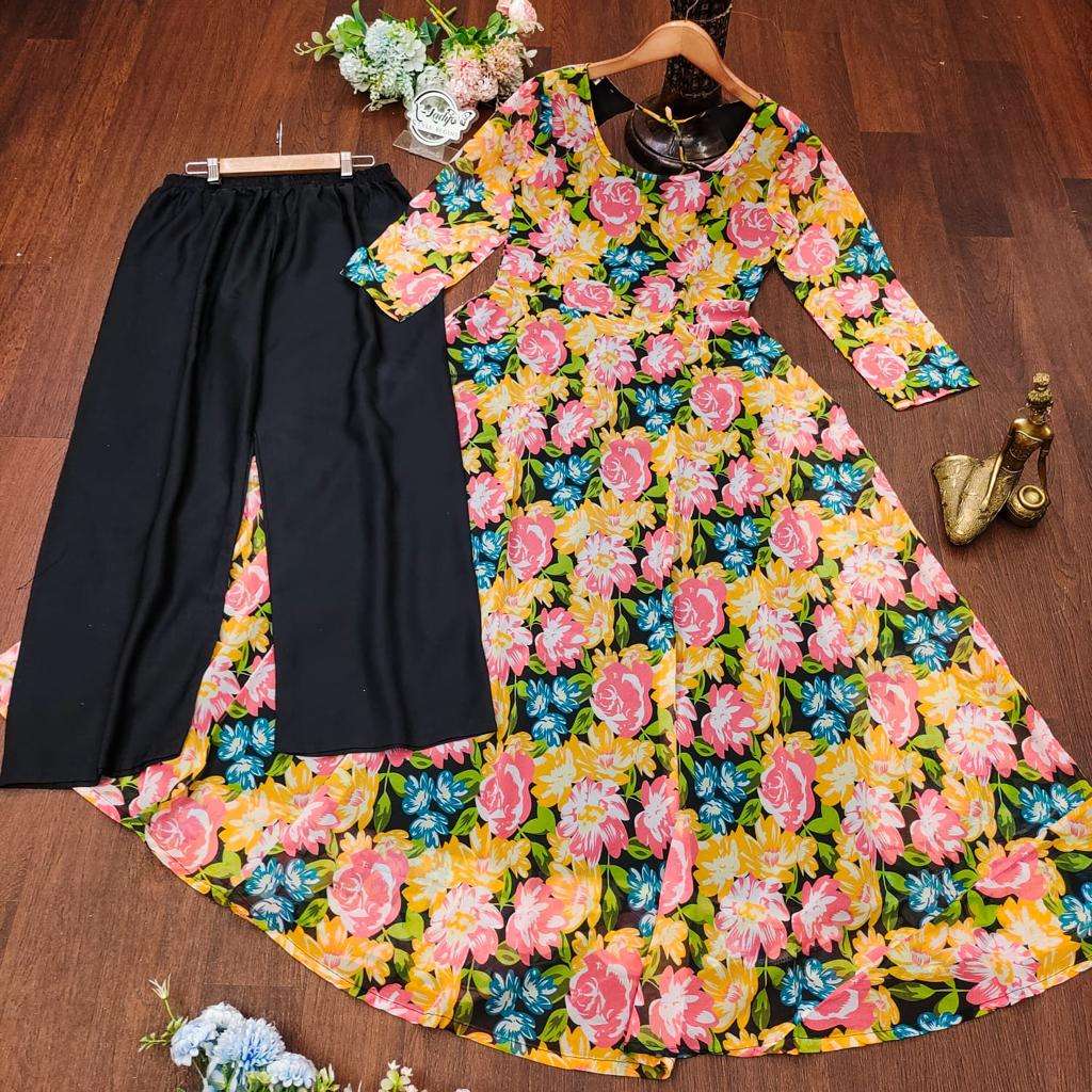 x-lady Hurry designer faux georgette maxi dress 