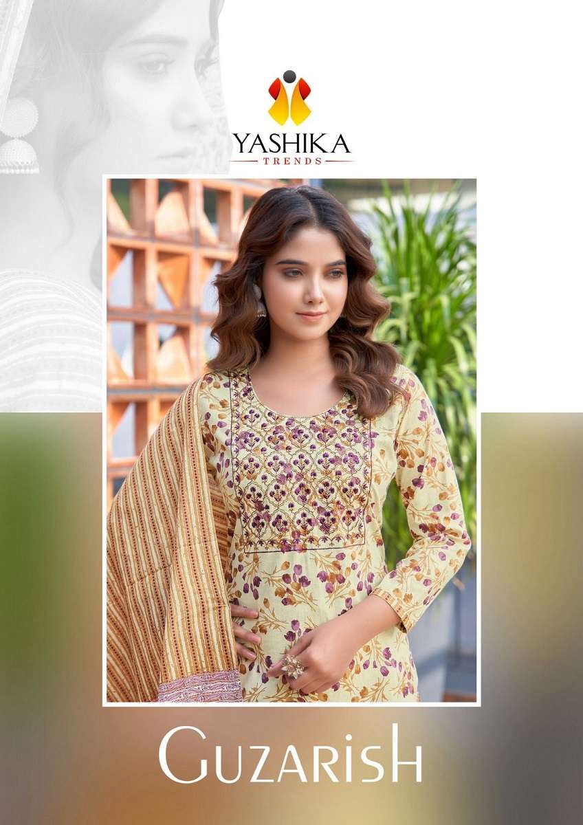 Yashika Guzarish series 1001-1008 pure cotton suit 