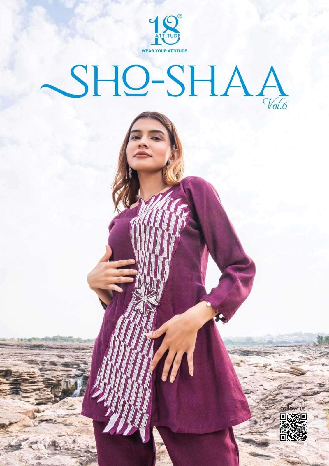 18 attitude sho shaa vol 6 series 601-607 viscose co-ord sets
