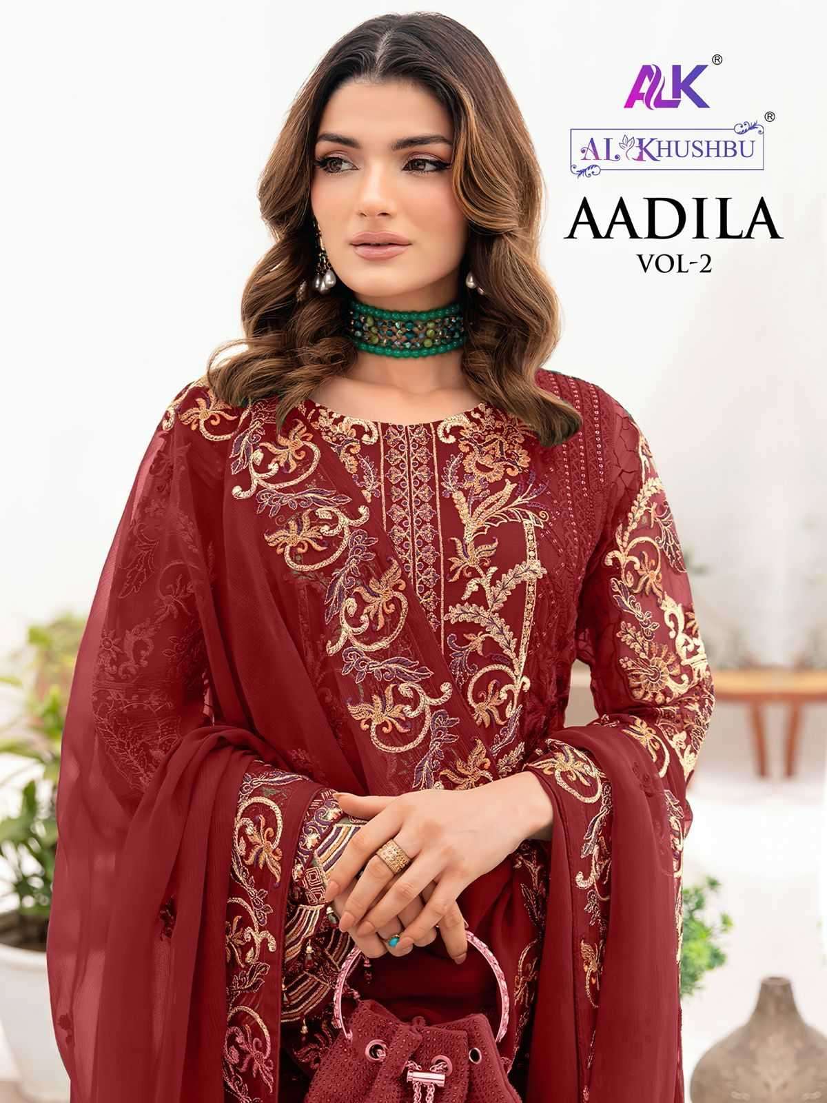 al khushbu aadila vol 2 5056 abcd georgette suit 