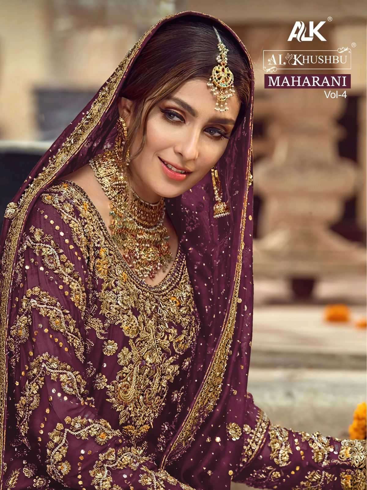 al khushbu maharani vol 4 166 faux georgette suit 