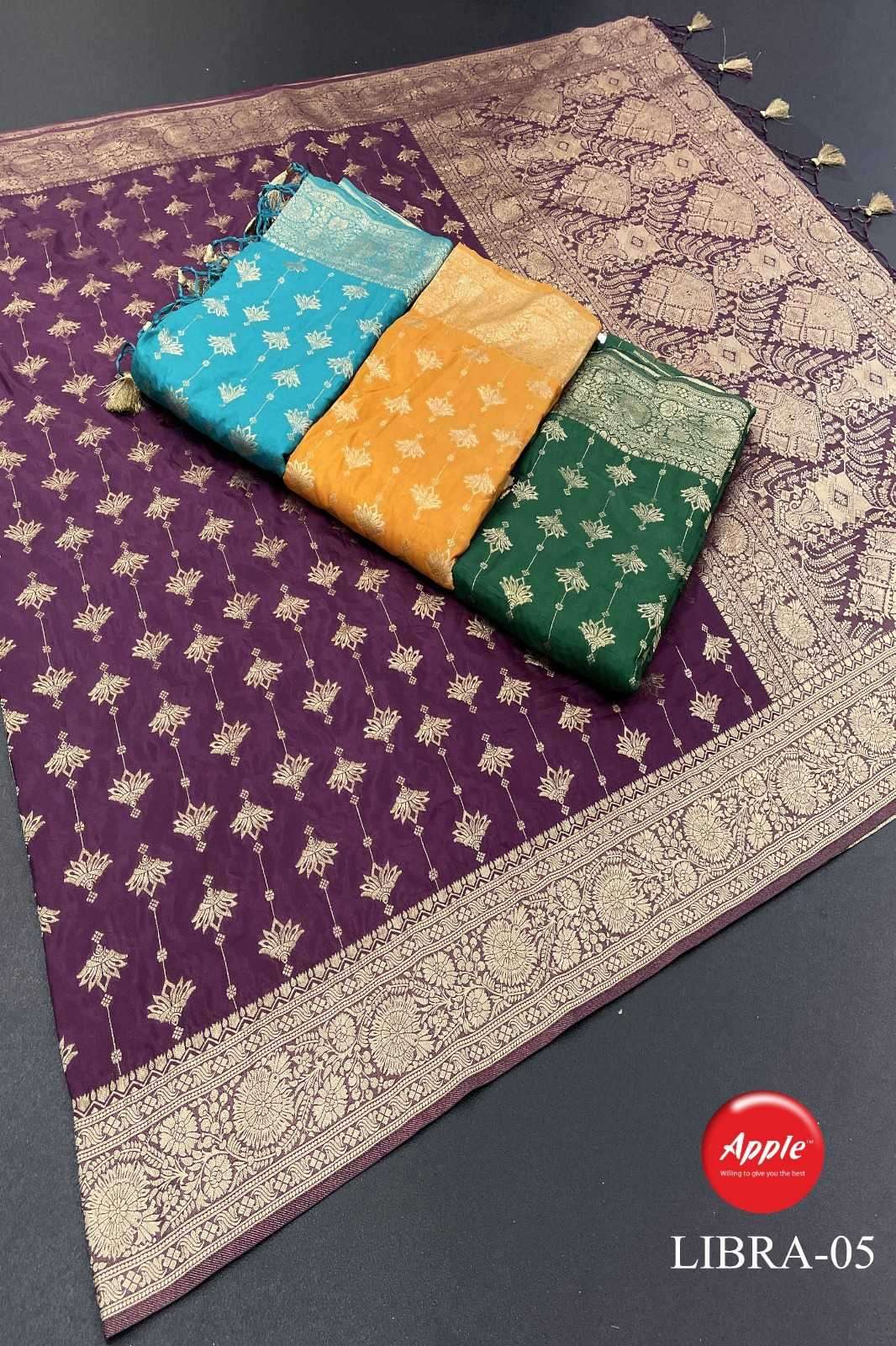 apple sarees libra 01-06 silk saree