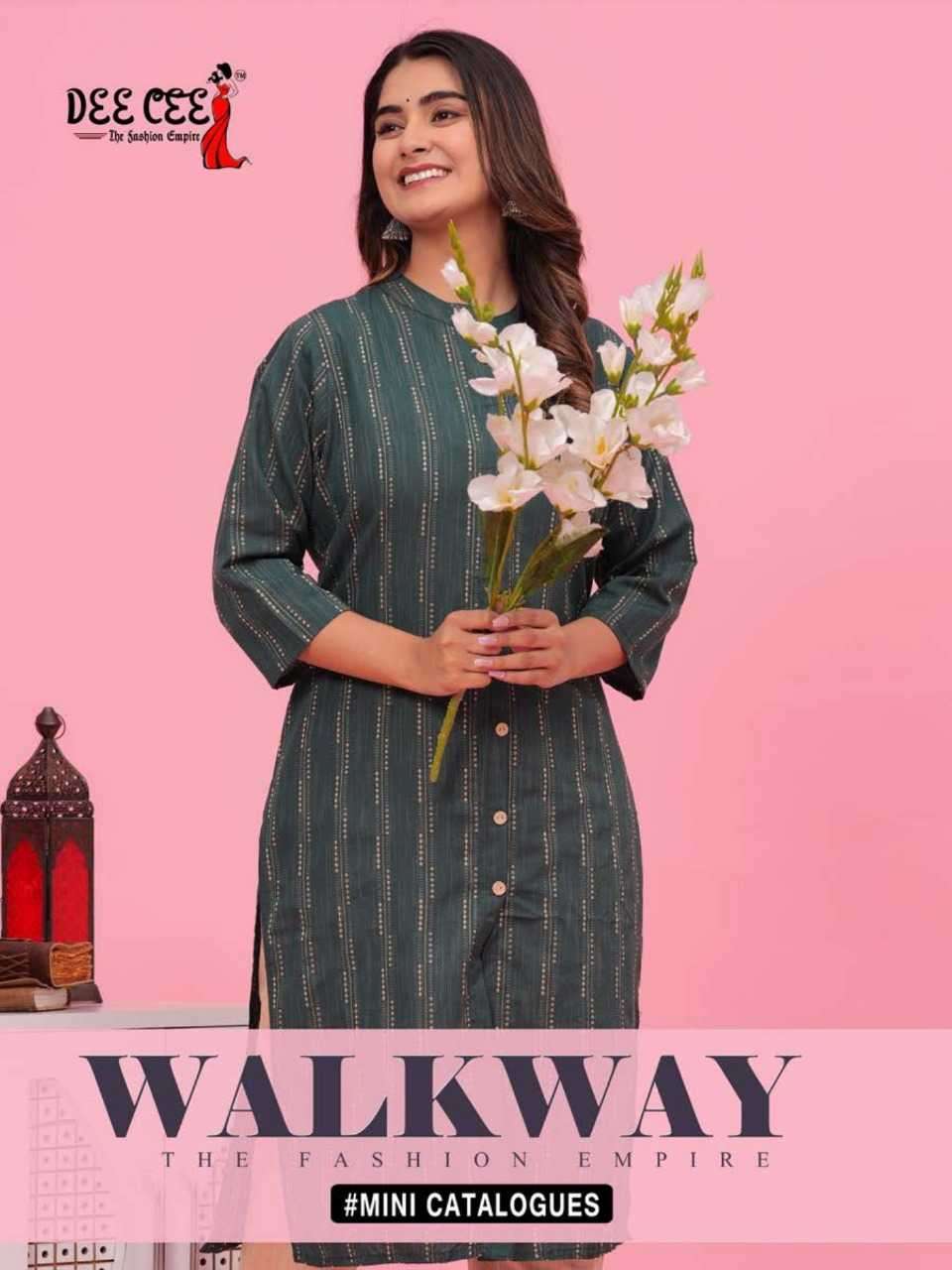 dee cee walkway series 1001-1004 cotton kurti 