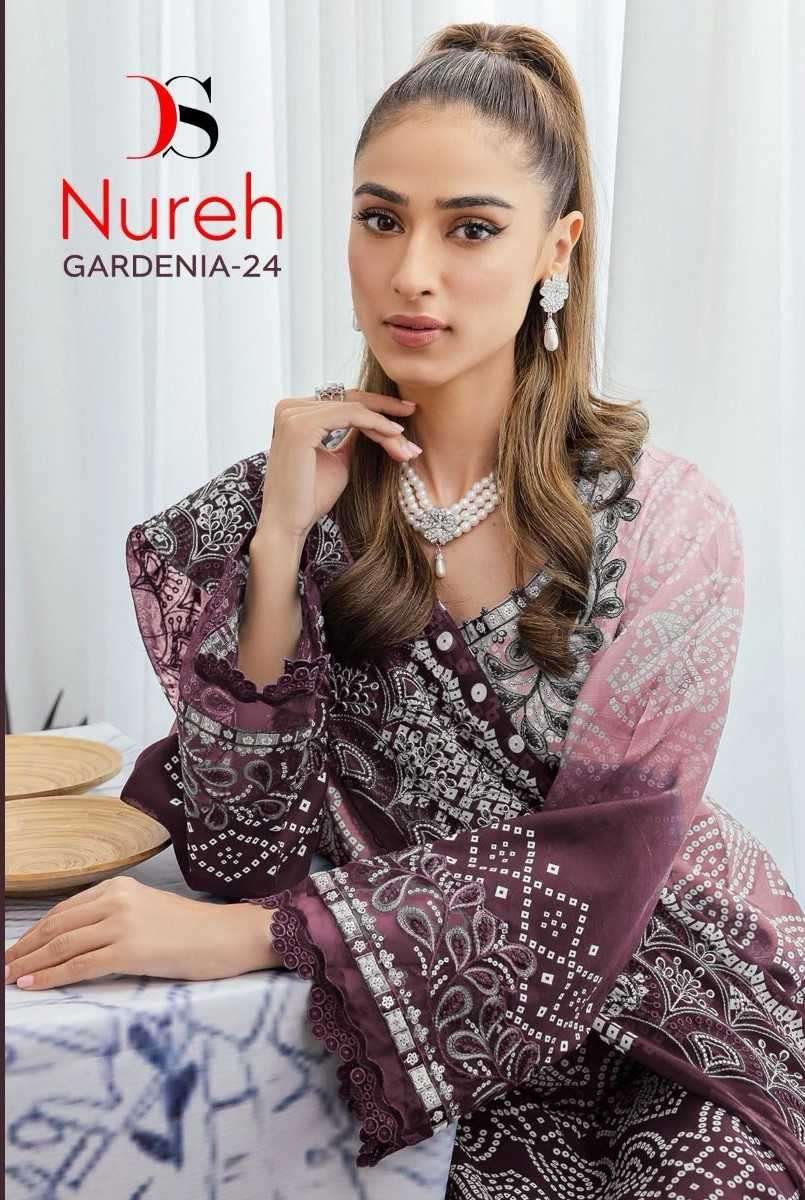 deepsy suits nureh gardenia vol 24 series 3361-3368 Pure cotton suit
