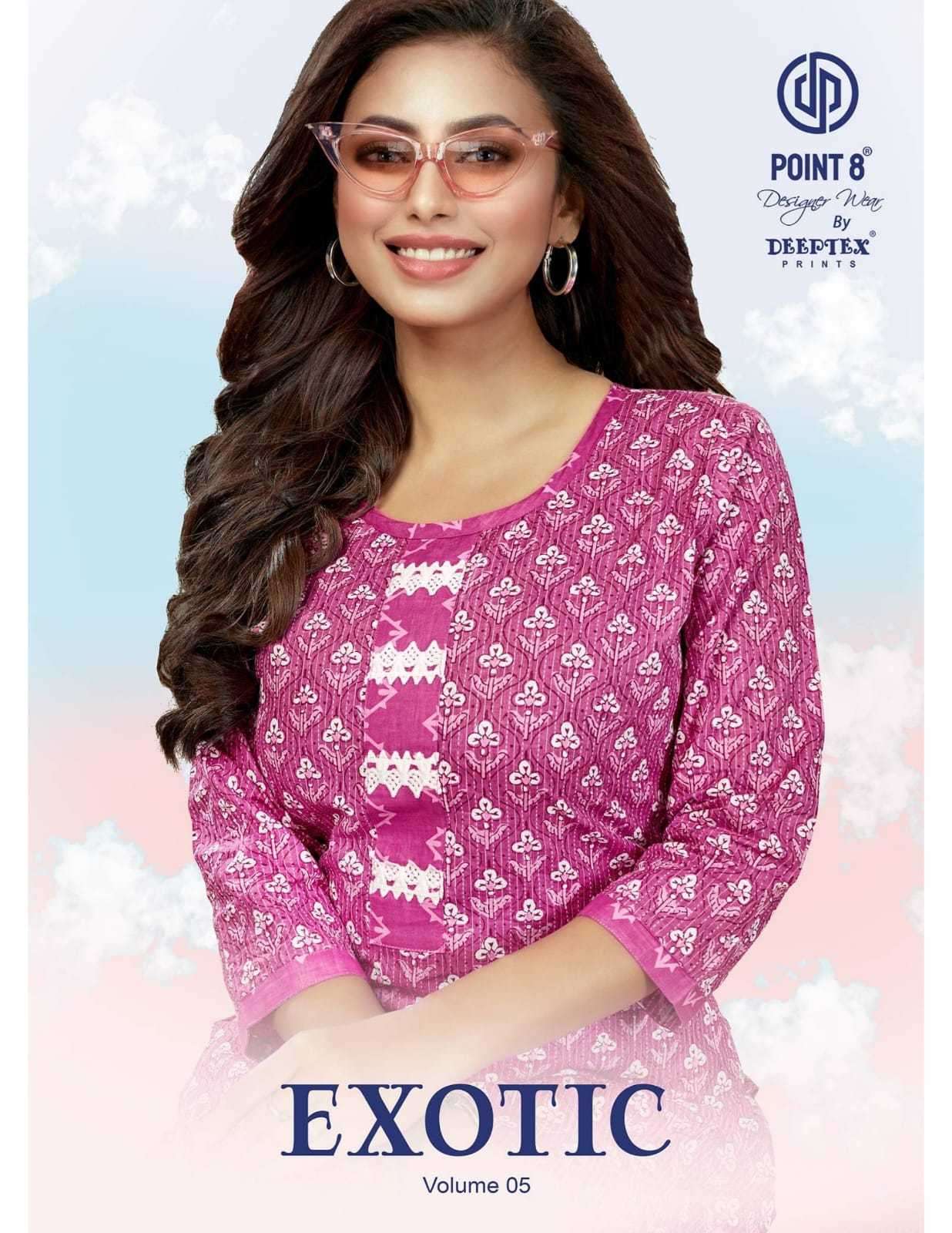 deeptex exotic vol 5 series 5001-5008 Cotton Kantha Fabric top pant
