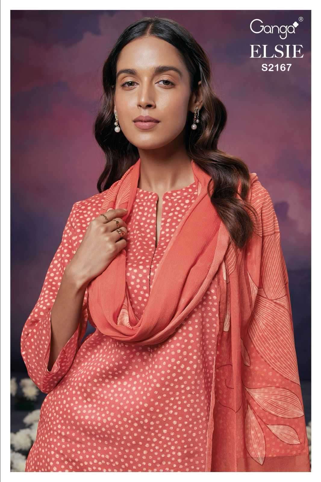 ganga elsie 2167 premium cotton silk suit 