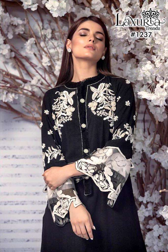 laxuria 1237 designer faux georgette suit 
