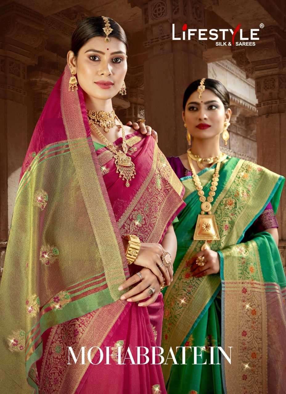 lifestyle sarees mohabbatein fancy saree