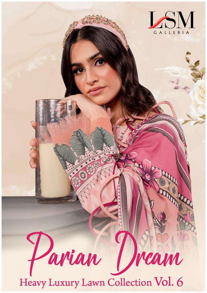 LSM Parian Dream Vol-6 series 1051-1056 Heavy Lawn Cotton suit
