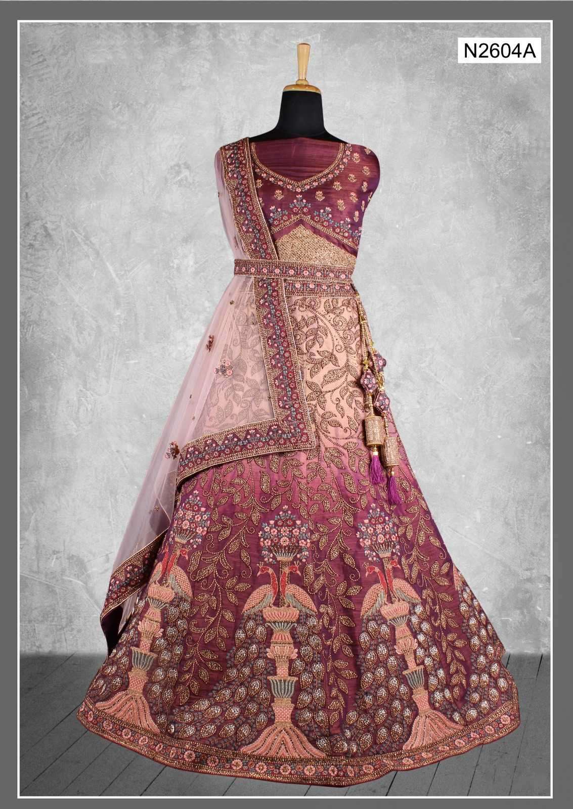 mahotsav nimaya pavitra rishta velvet embroidery lehenga