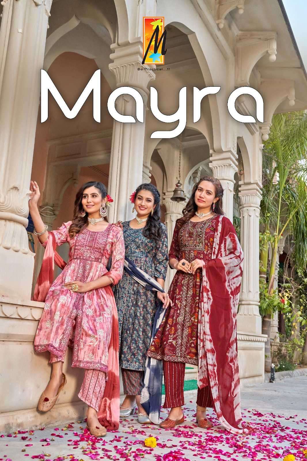 master kurti mayra vol 2 series 1001-1008 Heavy capsule FOIL print suit