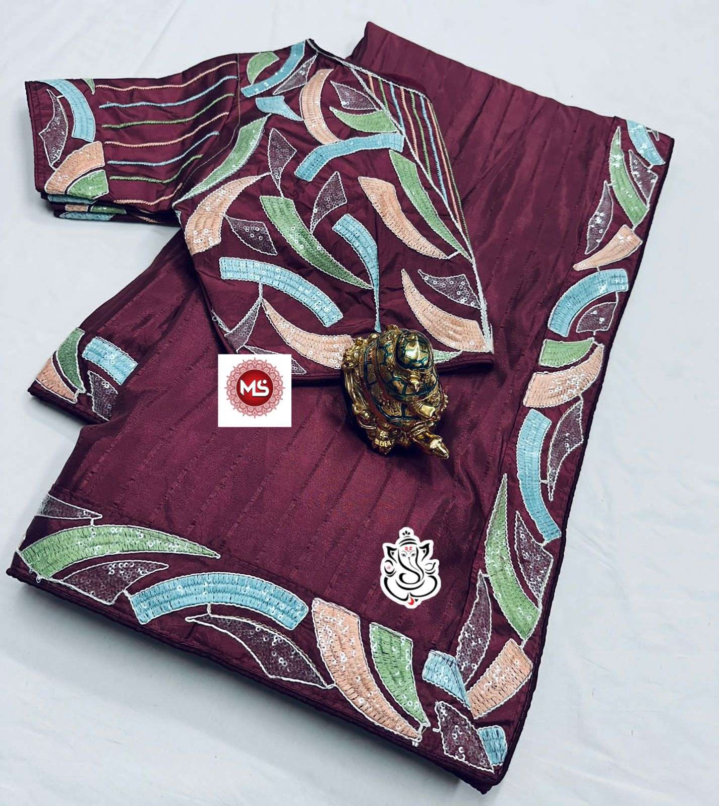 ms brand weaving designer weaving viscose saree