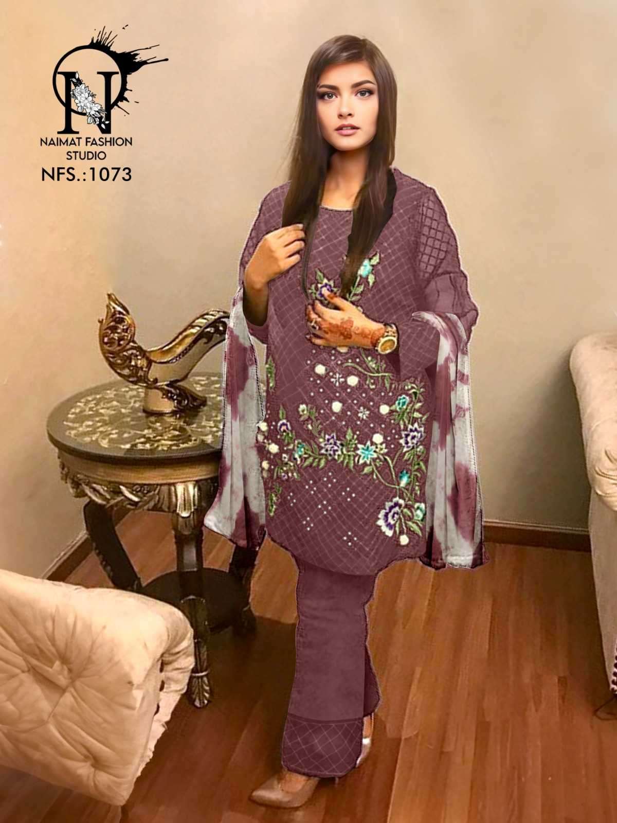 naimat 1073 pure faux georgette suit 