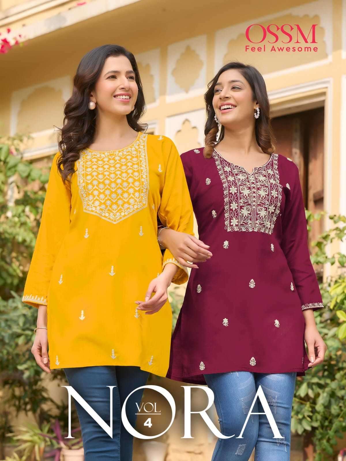 ossm nora vol 4 series 401-406 Heavy Reyon Slub 16kg kurti