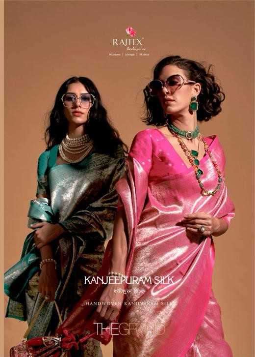 rajtex kanjeepuram silk series 358001-358006 kanjivaram silk saree