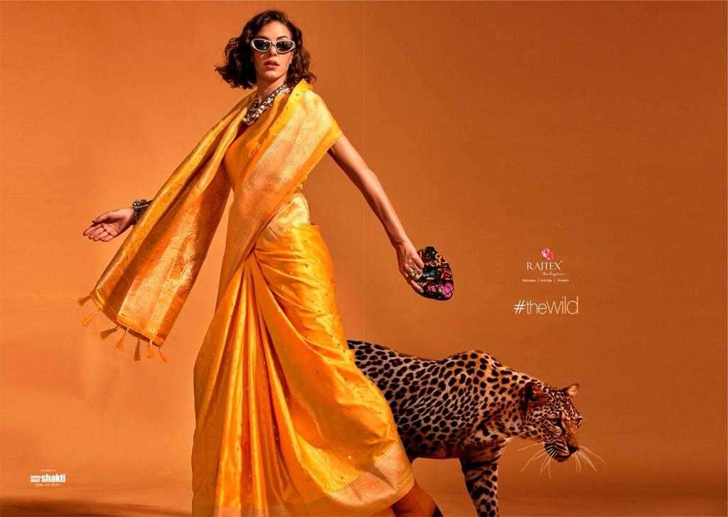 rajtex karnaal silk series 357001-357006 pure satin saree