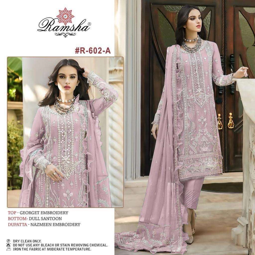ramsha R-602 nx designer georgette suit 