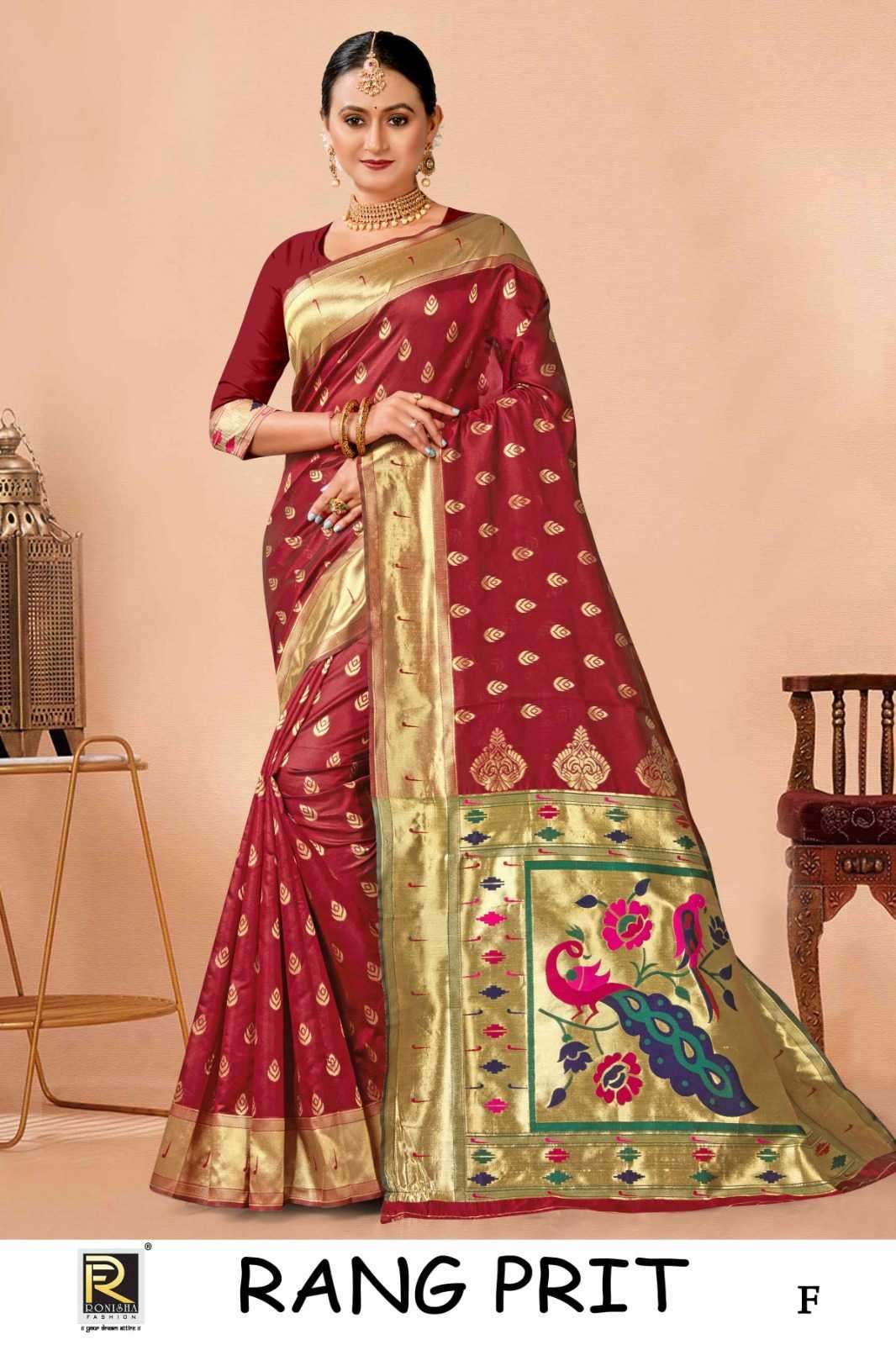 ranjna saree rang prit banarasi silk saree