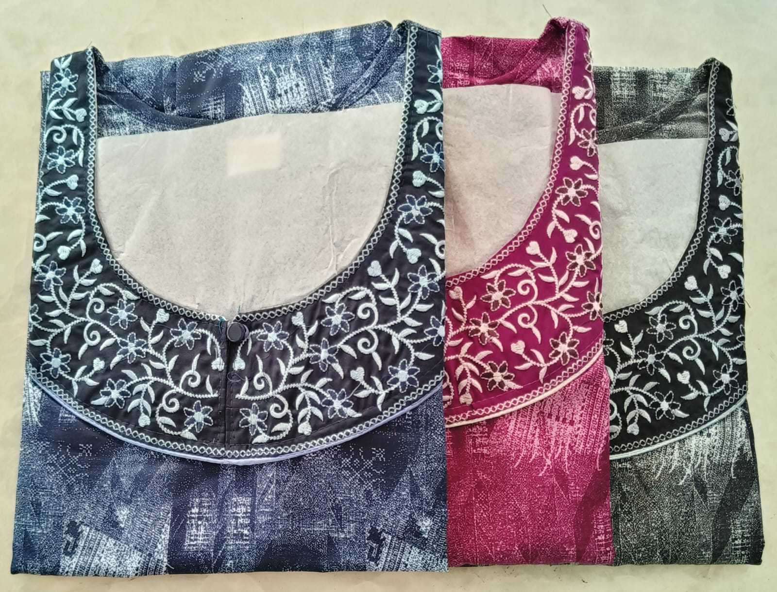 ruchee fashion pv embroidery beautiful ladies night wear