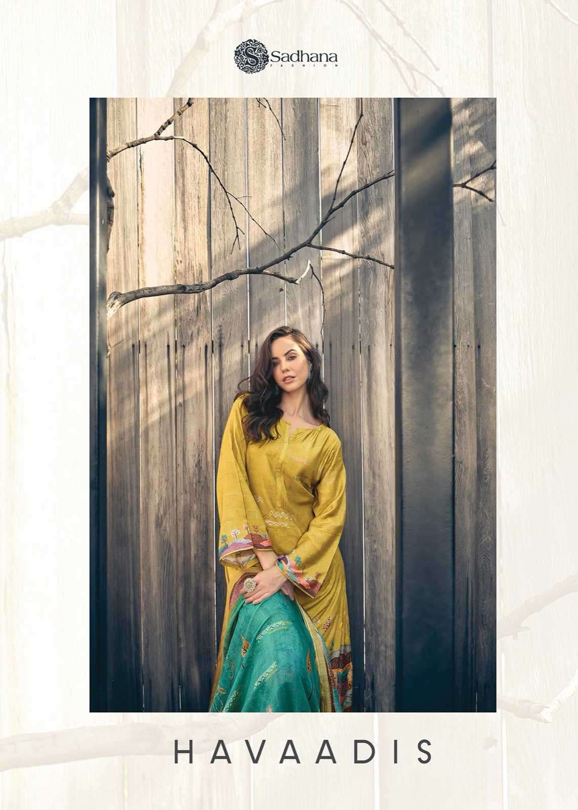 sadhana fashion havaadis series 10001-10008 Pure Muslin Silk suit