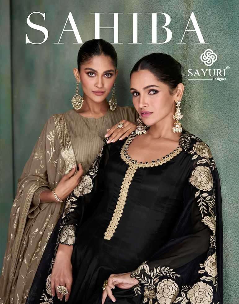 sayuri sahiba series 5397-5399 pure silk suit