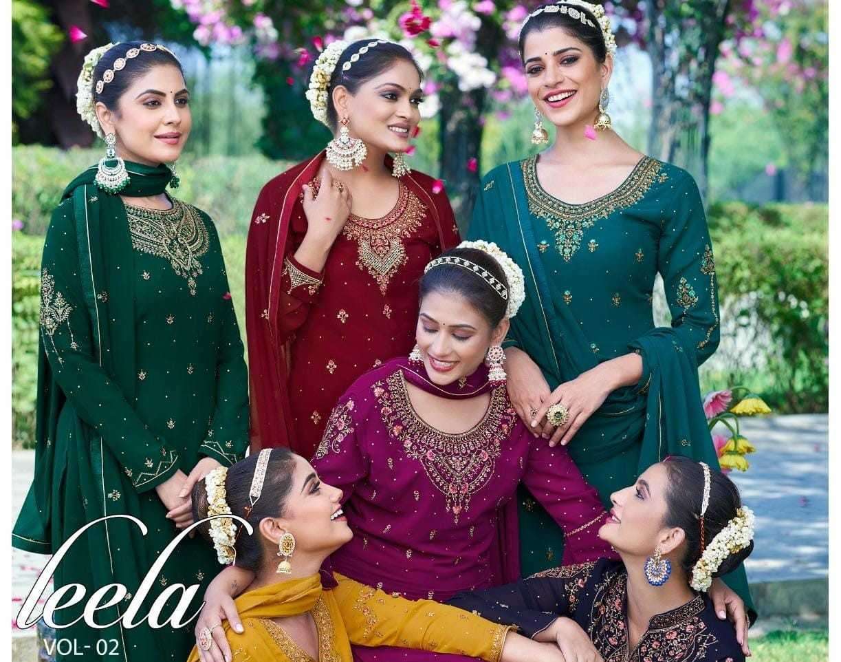 shree shalika fashion leela vol 2 series 2001-2006 georgette suit 