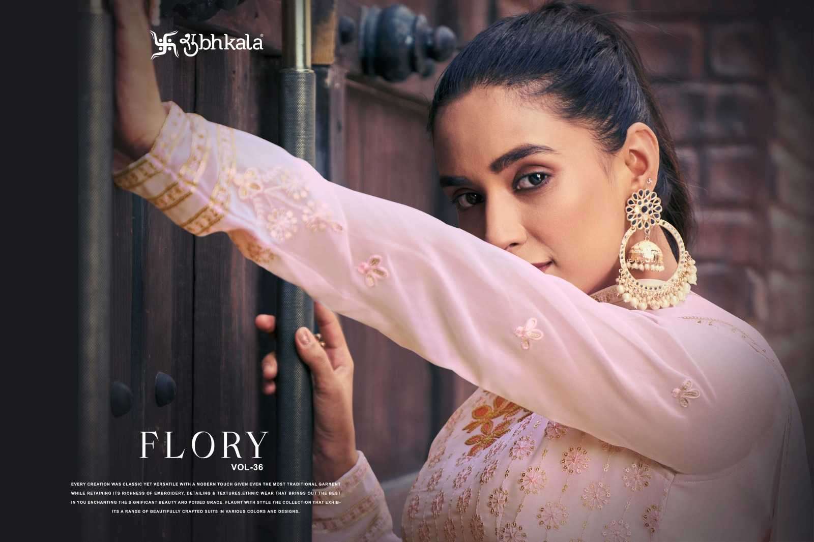 shubh vastra flory vol 36 series 4921-4924 georgette suit 
