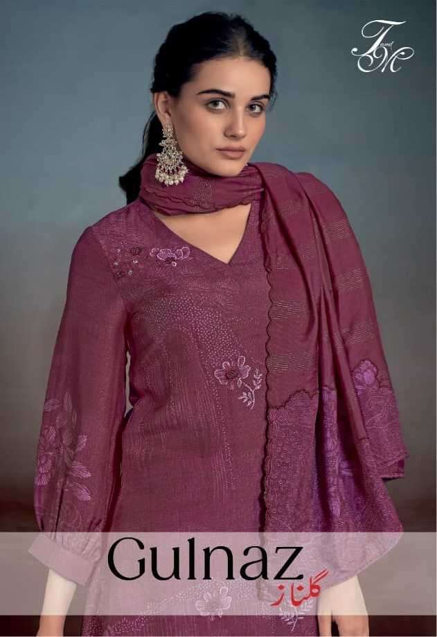t&m designer gulnaz g2 11ab viscose simmer digital print suit