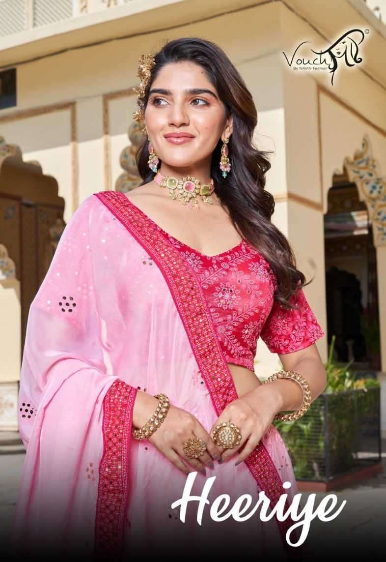 vouch heeriye series 1201-1205 chinon lehenga