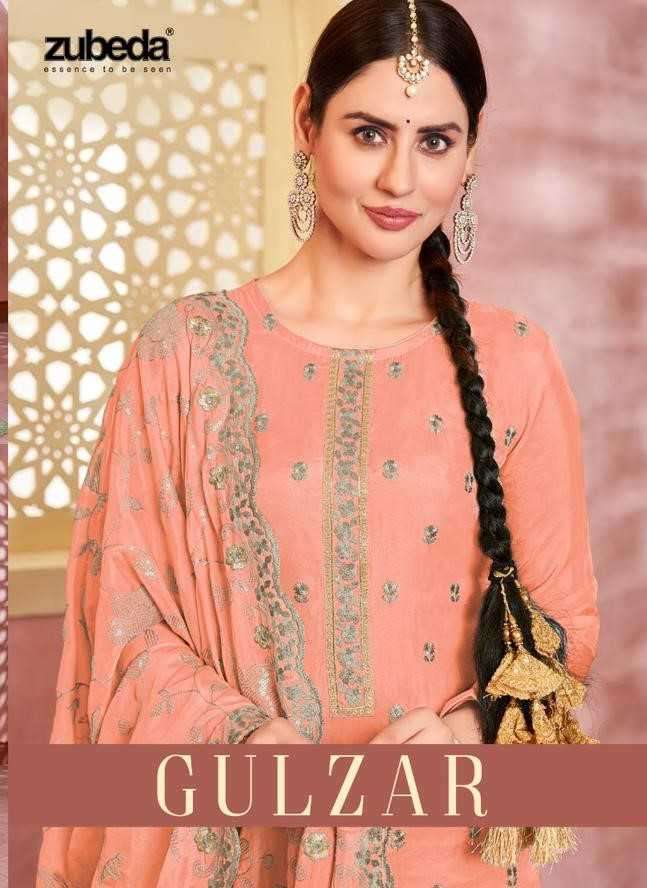 zubeda gulzar series 4001-4004 organza suit 