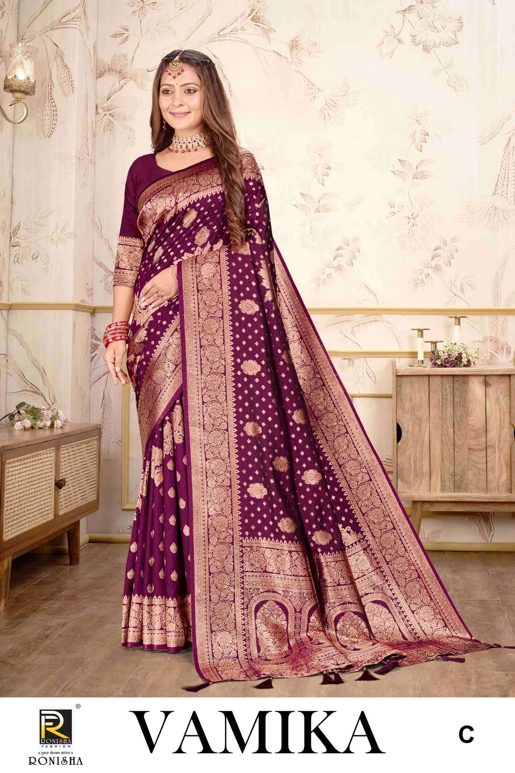 .ranjna saree vamika banarasi silk saree