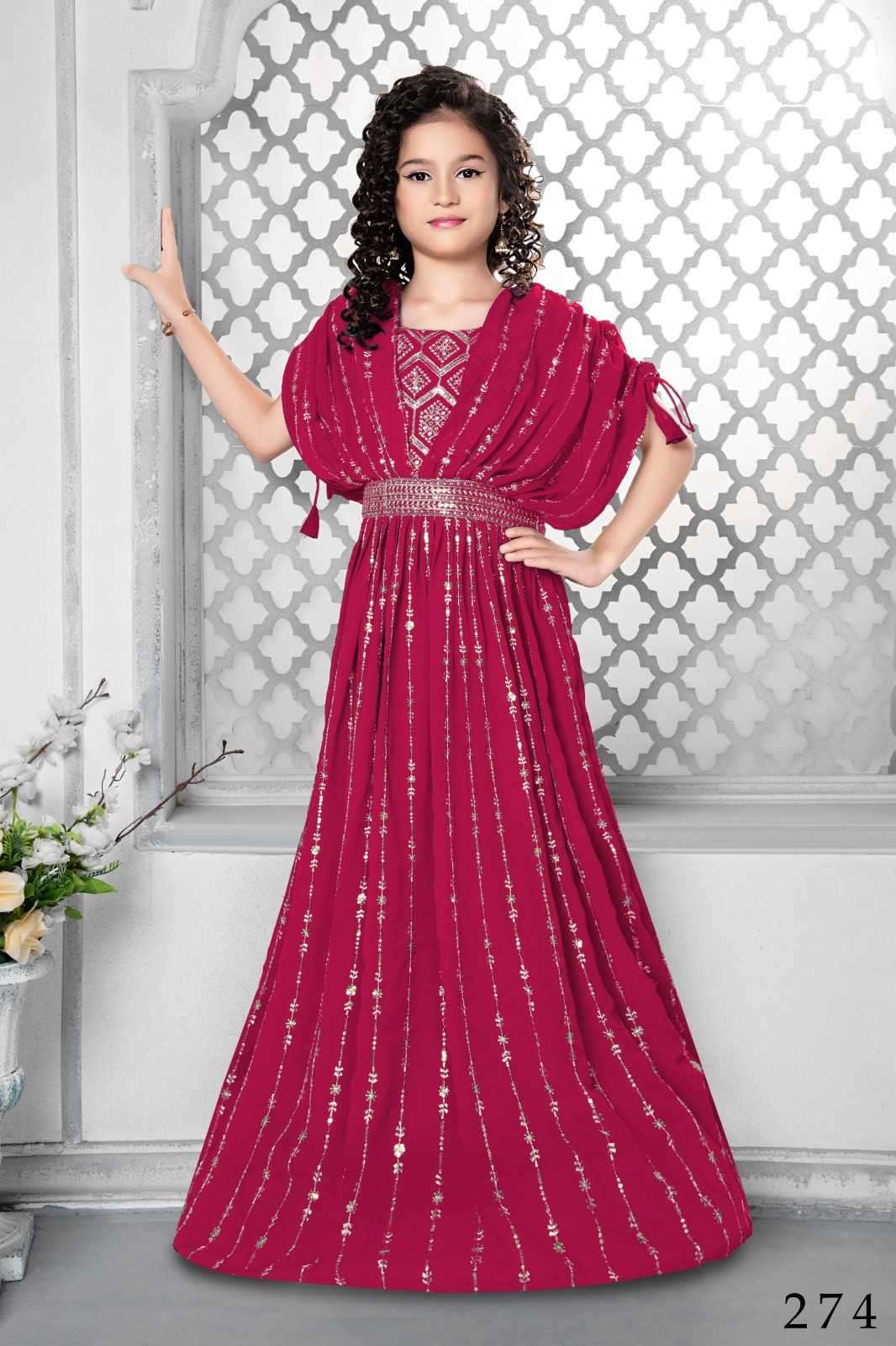 alka aaradhna vol 40 series 272-274 Fox Georgette gown