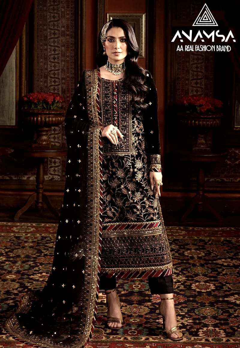Anamsa-281 Heavy Pure Fox Georgette suit