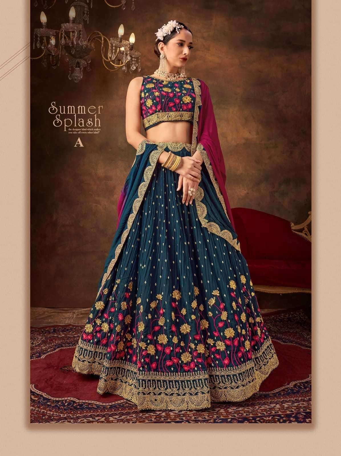 anantesh queen vol 1 8001 georgette lehenga